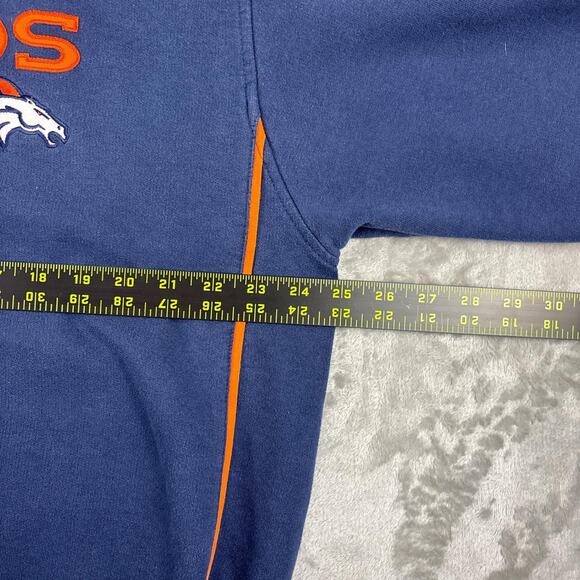2000s Vintage Denver Broncos NFL Sweatshirt Navy Orange Football Size Large - Picture 5 of 7